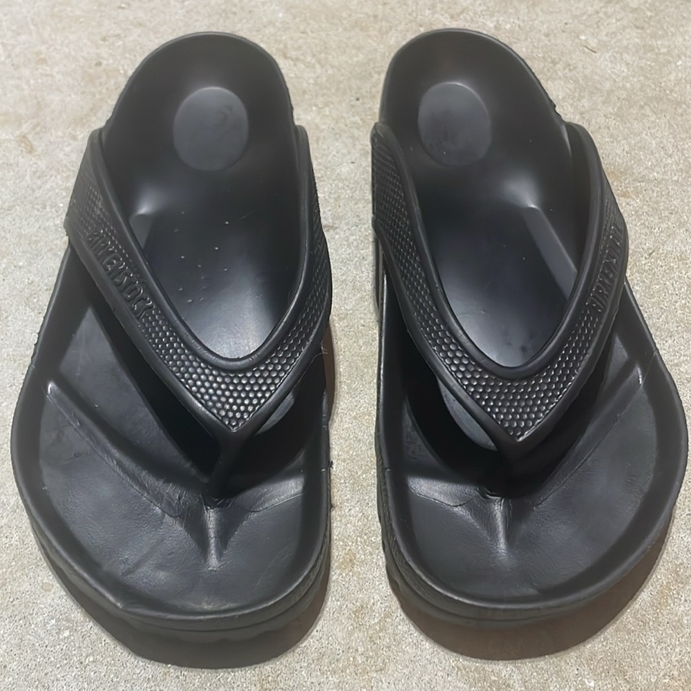 Birkenstock Honolulu EVA Regular Fit Black US Women’s Sz 9 EUR 40 Vacation Pool - Picture 2 of 9